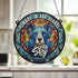 Border Collie Memorial Stained Glass Effect Suncatcher